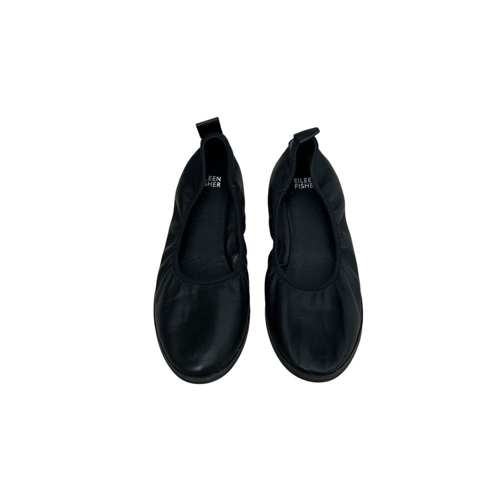 Eileen Fisher Notion Nappa Leather Ballet Flat Size 8